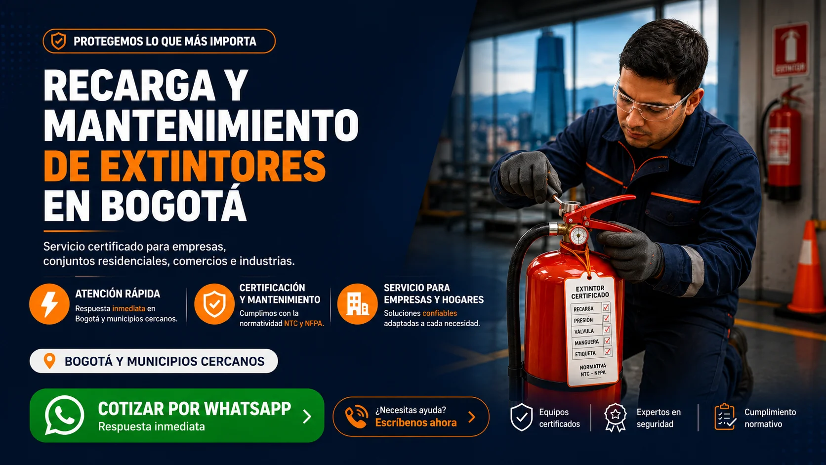 Extintores Fireproof S.A.S Recarga de Extintores Bogota