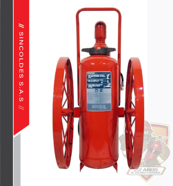 Extintores Fireproof S.A.S EXTINTOR RODANTE QUIMICO SECO 150 LBS