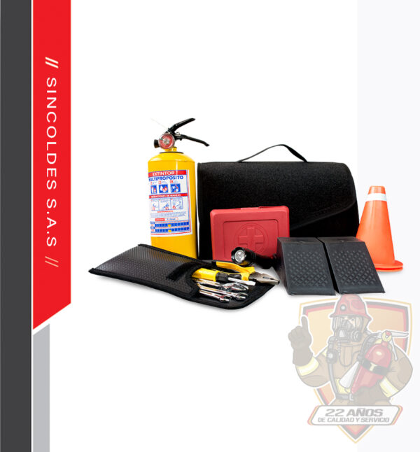 Extintores Fireproof S.A.S KIT DE CARRETERA MALETIN